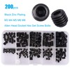 200Pcs Allen Head Socket Set Screws Internal Hex Drive Cup