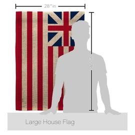 United States (1776–1777) House Flag - Set Americana Old Glory US American Country Particular North America - Decoration Banner Small Garden Yard Gift Double-Sided Made in USA 28 X 40