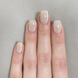 YXRXKJ Nail Tips, Medium, 24 Pieces, Nail Tips, Short, Popular, Japanese Style, Cute, Simple, Stylish, False Nails, Short, Spring & Summer, Bride Nails, Glossy, Coming of Age Ceremonies, School