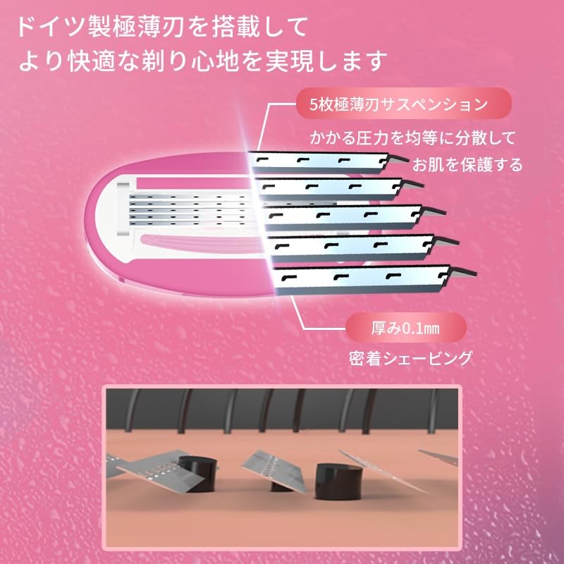 COVIK Razor for Women Ladies Body T Razor 5 Blades,