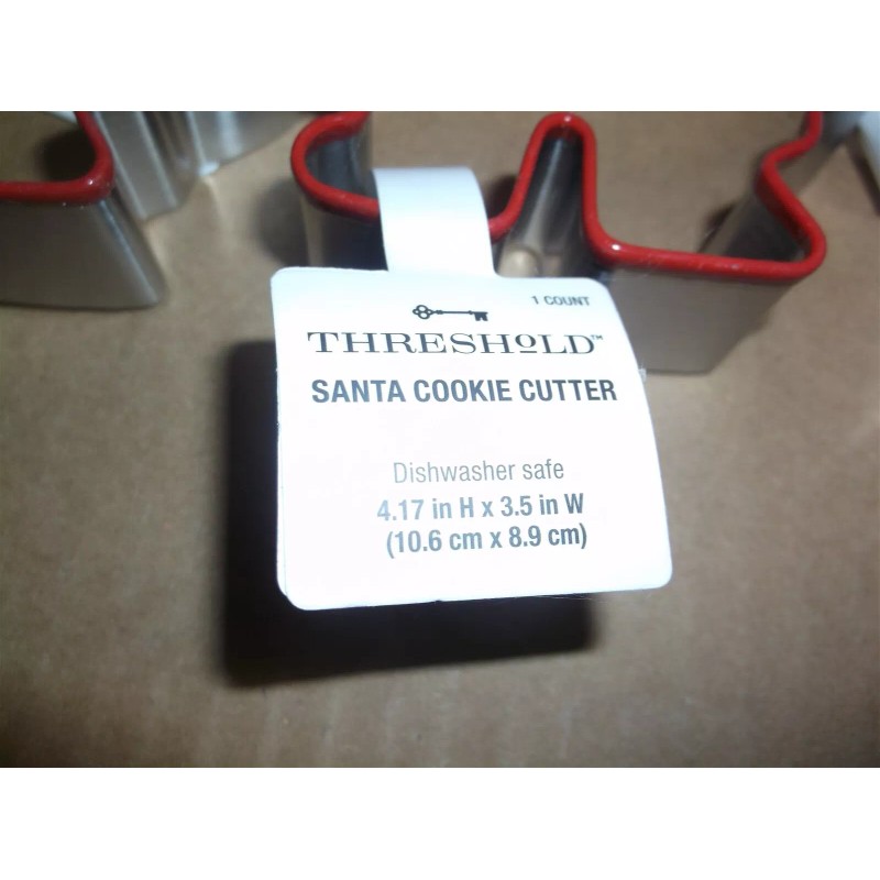 lot of 8 Santa Christmas Threshold Cookie Cutter Set