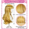Blonde Princess Wig Set with Tiara, Brooch, Earrings and Wig
