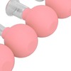 4pcs Glass Face Cupping Set Silicone Lymphatic Drainage Skin Lifting