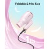 Wavytalk Blow Dryer with Diffuser, Mini Hair Dryer with Folding