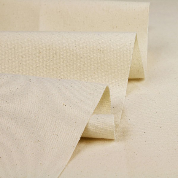 A-Express Natural Calico Fabric - Unbleached 100% Cotton by The