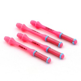 CUESOUL TERO AK7 Very Slim Dart Shafts S/M/L Built-in Spring Telescopic for Steel Tip Darts and Soft Tip Darts,Set of 4 pcs