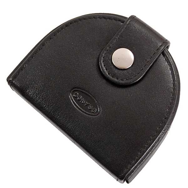 Men's Pouring Wallet Leather Coin Purse, black, purse