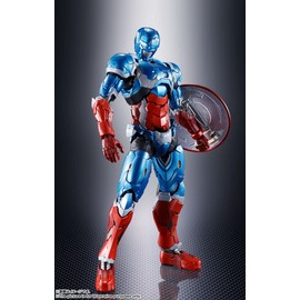 S.H. Figuarts Captain America (Tech on Avengers), Approx. 6.1 inches (155 mm), PVC & ABS & Diecast Painted Action Figure