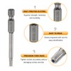 sourcing map 5pcs TT20 Security Torx Head Screwdriver Bit 2.56"
