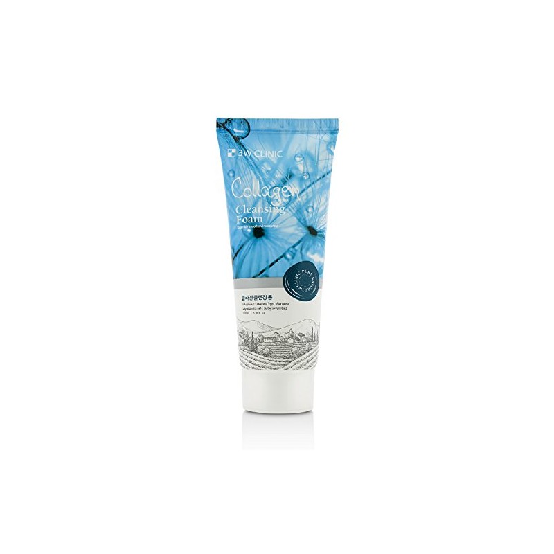 3W Clinic Cleansing Foam - Collagen 100ml/3.38oz