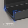AITEE Vinyl Wall Mount: 6 Pack Black Acrylic Record Wall
