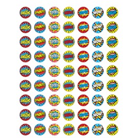 Teacher Created Resources® Superhero Mini Stickers, 378 Pieces