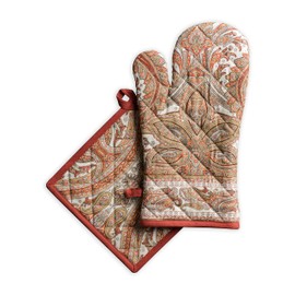 Maison d'Hermine Oven Gloves and Pot Holders Christmas Set