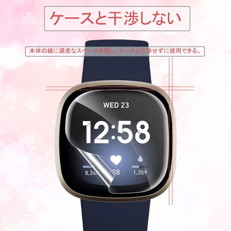 For Garmin vivoactive5 Protective Film, High Transmittance, Soft TPU, Garmin