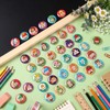 XunYee 200 Pcs Reward Button Pins Mini Round Inspirational Button,
