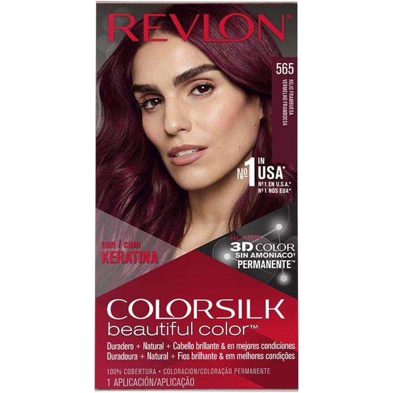 Tinte para Cabello Revlon Colorsilk Beautiful Color-Keratina 066 Rojo Cereza