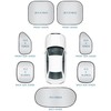 7 Pieces Car Sun Shade Medium Windshield Sunshade Set Includes