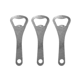 Bottle Opener - Handheld Beer Opener for Bartender - Flat Beer Bottle Openers with Stainless Steel - Beer Can Opener Tool for Bar, Restaurant & Kitchen, 3 Pcs