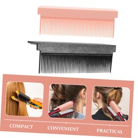 BIUDECO 2Pcs Professional Hair Straightening Comb Tool for Salon Home Use Efficient Hairstyling Brush Replacement for Smooth Fashionable Hair Durable Multi Functional Electric Pressing