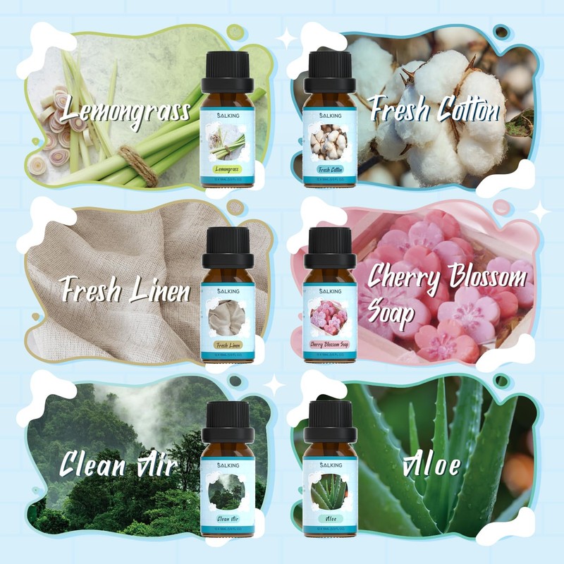 Salking Essential Oil Fresh Clean 12 x 10 ml -1