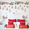 DaraBaby Vinil Decorativo Hogar Ramas Jaulas Retro Sala Habitación