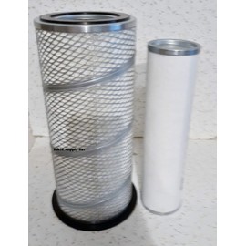 S76516 S65808 Diesel Tractor Inner Outer Air Filter Compatible with Ford 555C 555D 575D 655A 655D 675D 750 755 755A 755B 7710 7810 7910 8210 8530