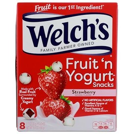 Welchs Fruit n Yogurt Strawberry Fruit Snacks, 8 Ct