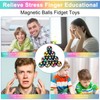 10Pcs Rainbow Hematite Magnetic Stone Kit, DIY Round Polished Magnets