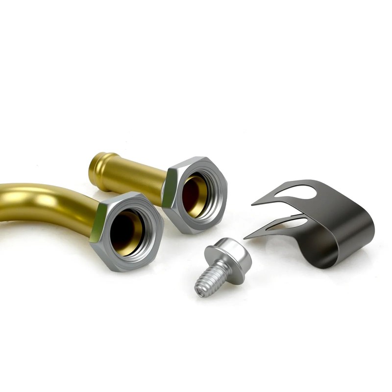 Transmission Cooler Oil Tube Connector Kit Compatible with Toyota Camry