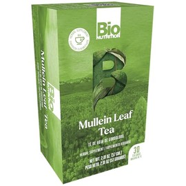 Bio Nutrition Mullein Leaf Tea, Herbal Supplement, 30 Tea Bags, 2.01 oz