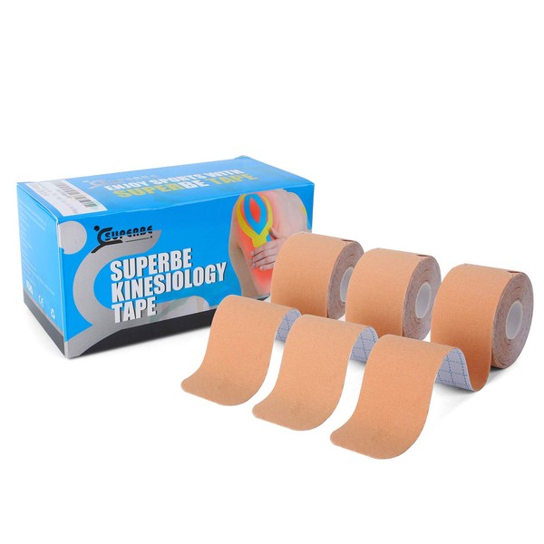 SUPERBE K Athletic Tape, Kinesiology Tape Precut - Premium Kinesthetic