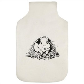 'Guinea Pig in Fresh Bedding' Hot Water Bottle Cover (HW00034399)