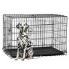 FDW Extra Large Dog Crate Dog Kennel Cage with Double