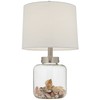 360 Lighting Coastal Accent Table Lamp Fillable 20.5" High Clear