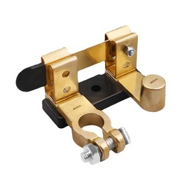 Zpana 12V 24V Car Battery Disconnect Switch, 250A Knife Blade Vehicle Top Post Negative Terminal Power Kill Isolator, Auto Batteries Cut Off Master Switches, Universal for RV ATV Truck