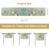JanJCurt Starfish Seashell Table Runner, Summer Beach Nautical Coastal Rustic