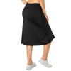 Women Midi Knee Length Skorts Skirts with Zipper Pockets,26" Knee