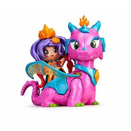 Pinypon - Mini Bambole, Regina dei Draghi, 700015547