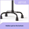 Medline Aluminum Quad Cane with Small Base for Balance, Knee