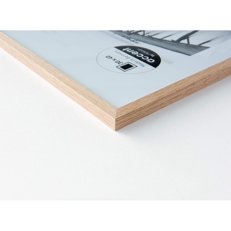 accent by nielsen Scandic Photo Frame, A4, 21x29.7cm Solid Oak