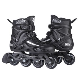 Inline Skates for Women and Men, High Performance Fitness Racing Aggressive Outdoor Inline Speed Skates Unisex (Men 8.5/Women 9.5, Black 41)