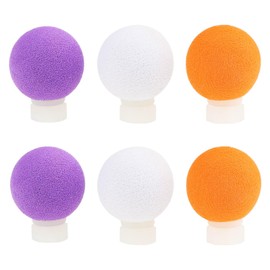 AS Axis Spindleon 6Pcs 32mm Foam Adjustable Fly Fishing Indicator Sight Bobs for Carp Fishing (White Orange Purple)