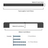 KNOKLOCK 10 Pack 6.3 Inch(160mm) Kitchen Cabinet Handles Matte Black