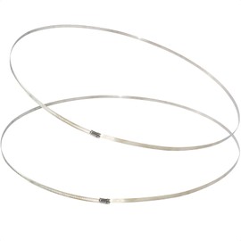 TEXNINC 2 PCS 31.5-Inch/800mm (Diameter) Extra Large Hose Clamps Stainless Steel Heavy Duty, Pipe Clamp Metal Clamps Adjustable Worm Gear Hose Clamps for Pipes, Tubes, Agricultural & Industrial Use