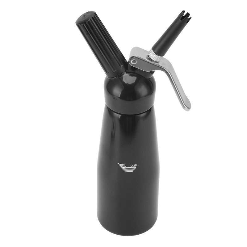 Whipped Cream Dispenser Aluminum Stainless Steel Plastic 500ml Cream Whipper