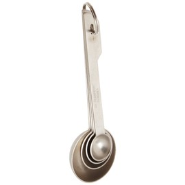 Thunder Group Stainless Steel Measuring Spoon Set (1/4, 1/2, 1 TSP, 1 TBSP)
