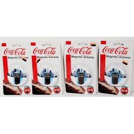 Coca-Cola 4 Vintage Coca Cola Button Fridge Magnet NOS 1995 No.51494