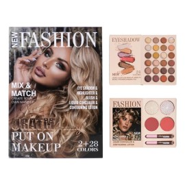Paleta De Sombras De Ojos 30 Colores Iluminador Rubor Paleta