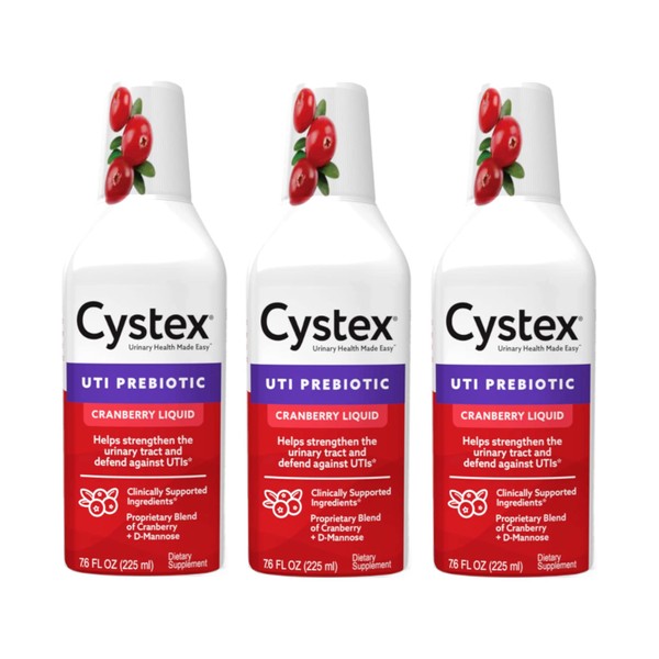 Cystex Urinary Health Maintenance Cranberry 7.6 Fl Oz (Pack of 3)