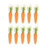 PMS Set of 12 Glitter Carrots 5cm+ Easter Bunny Egg